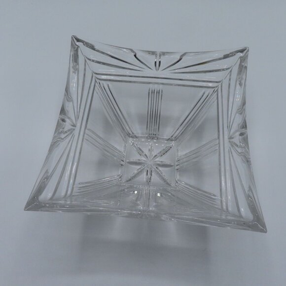 Waterford Marquis Odyssey Square Cut Crystal Glass Candy Bowl Nut Dish Dining - Picture 2 of 9